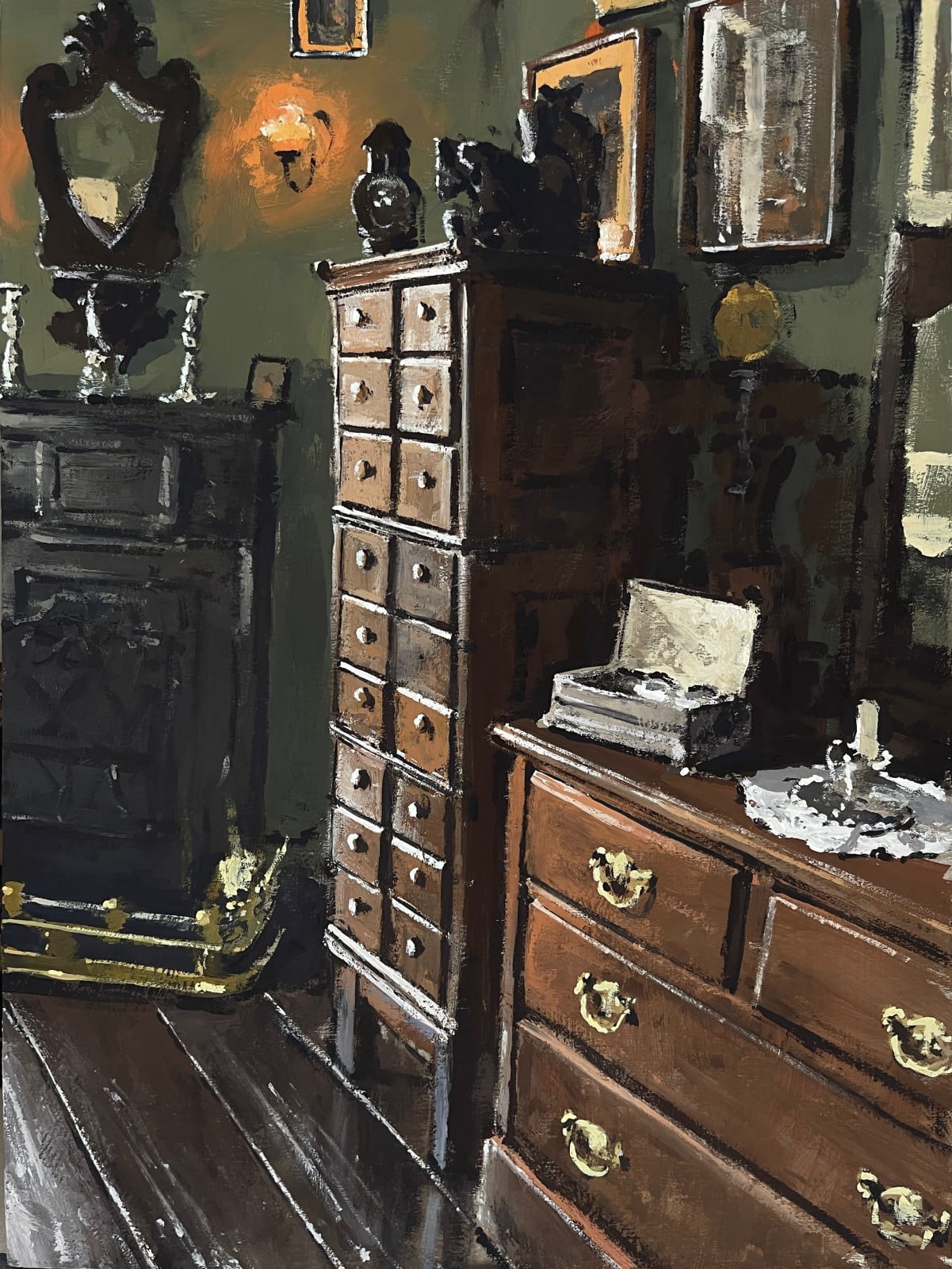 Matthew Wood RCA, 221b Baker St, bedroom drawers, 2025