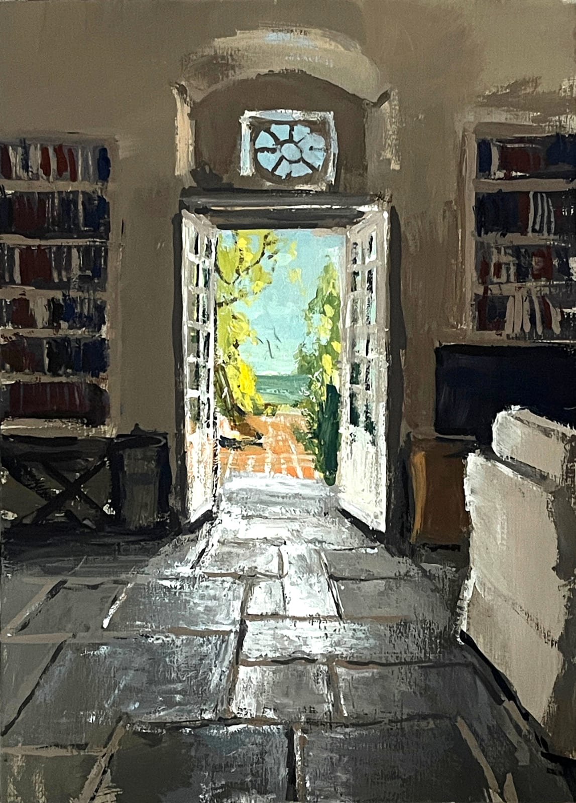 Matthew Wood RCA, Leigh Fermors Villa. Doorway to the sea, 2025