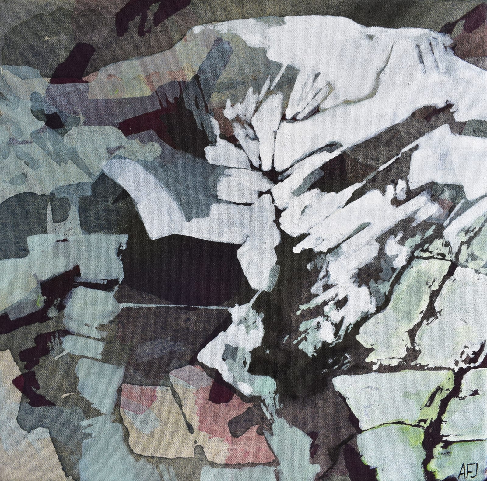 Alice Frances Jones, Snow Covered Fields - Brecon Beacons, 2020