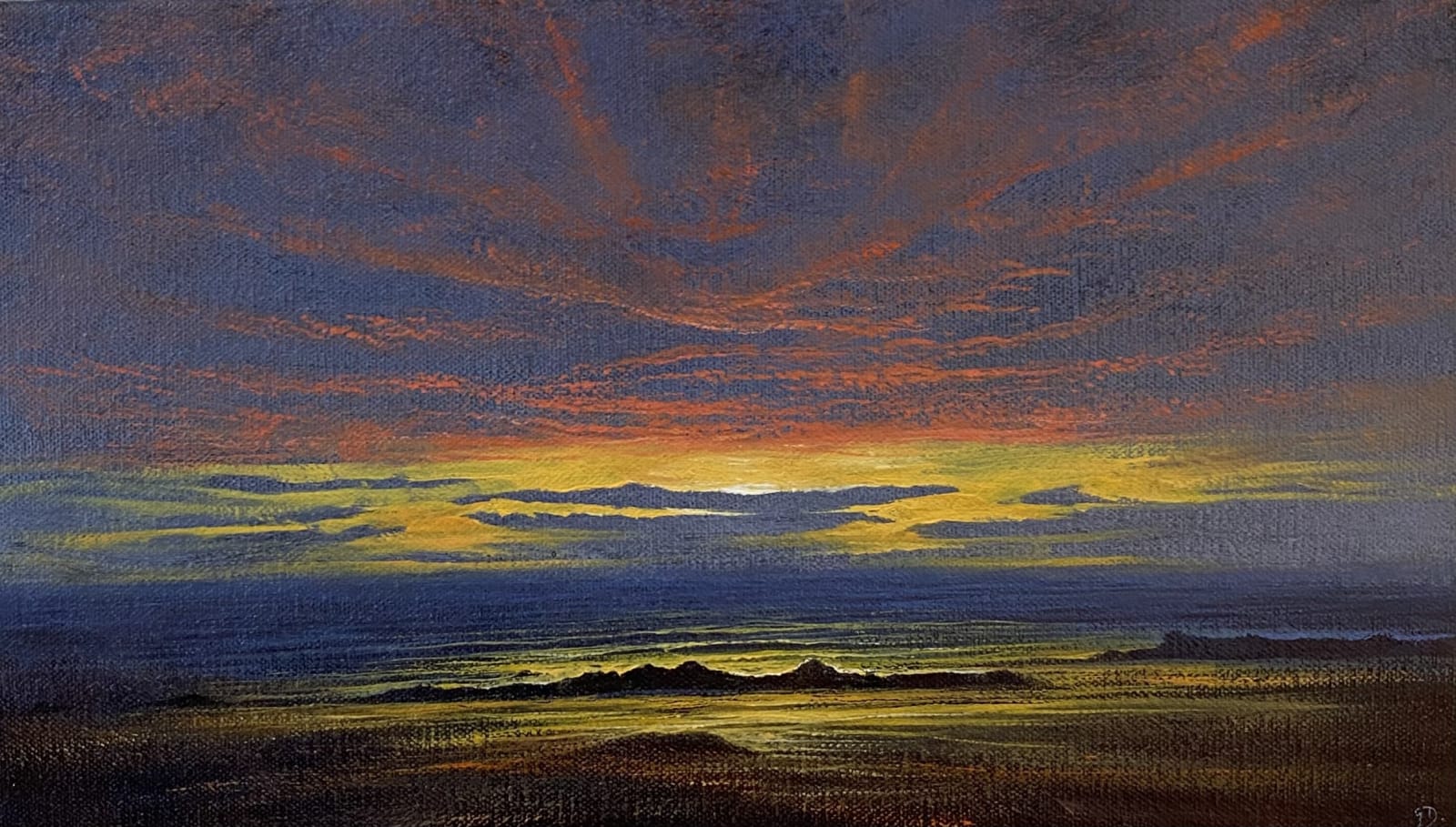 Gerald Dewsbury RCA, Last Sun, Newgale , 2024