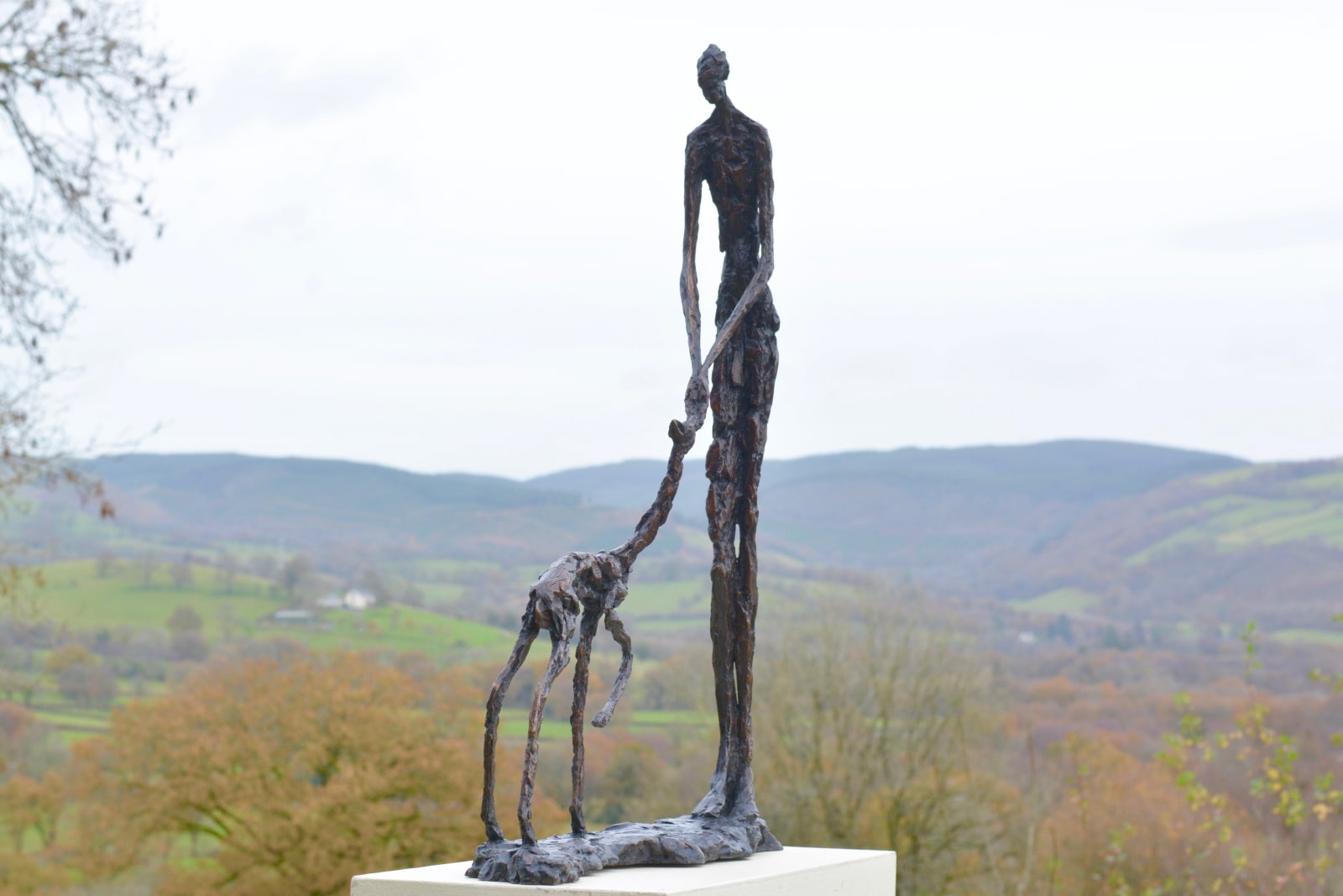 Tanya Russell, 'Trust' - Woman and Fawn, 2020