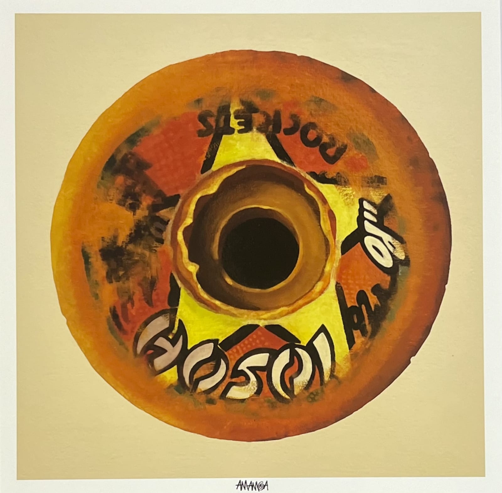 A Man After My Own Art, Hosoi Rocket Wheel (print), 2024