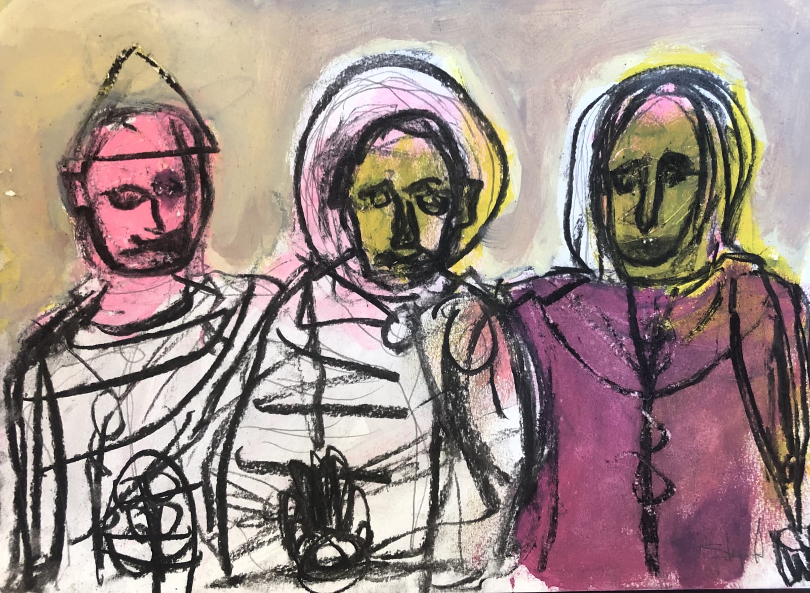 Taylor Shepherd, Untitled (3 Men), 2020