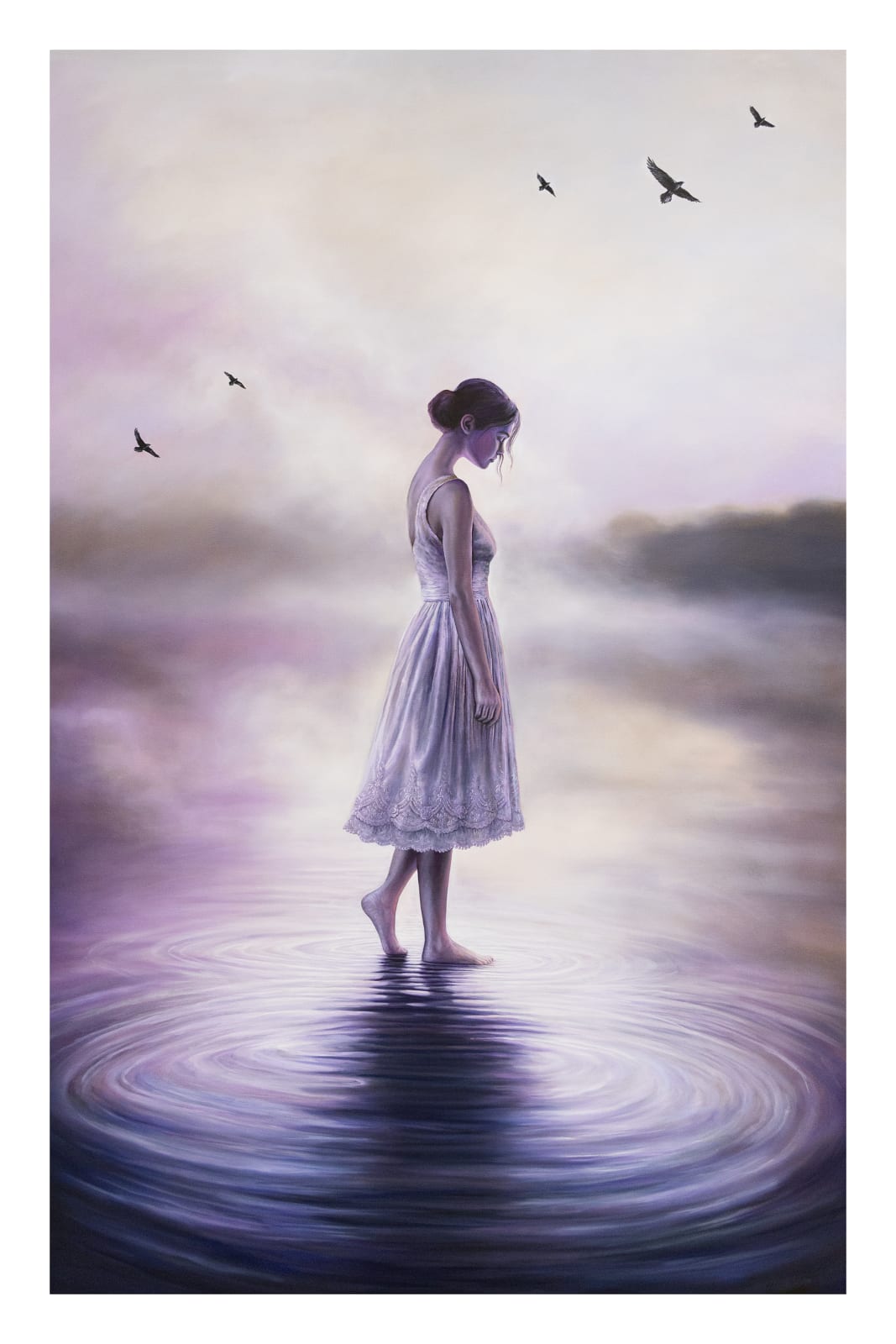 Kelly Furr, Violet Dusk Print, 2024