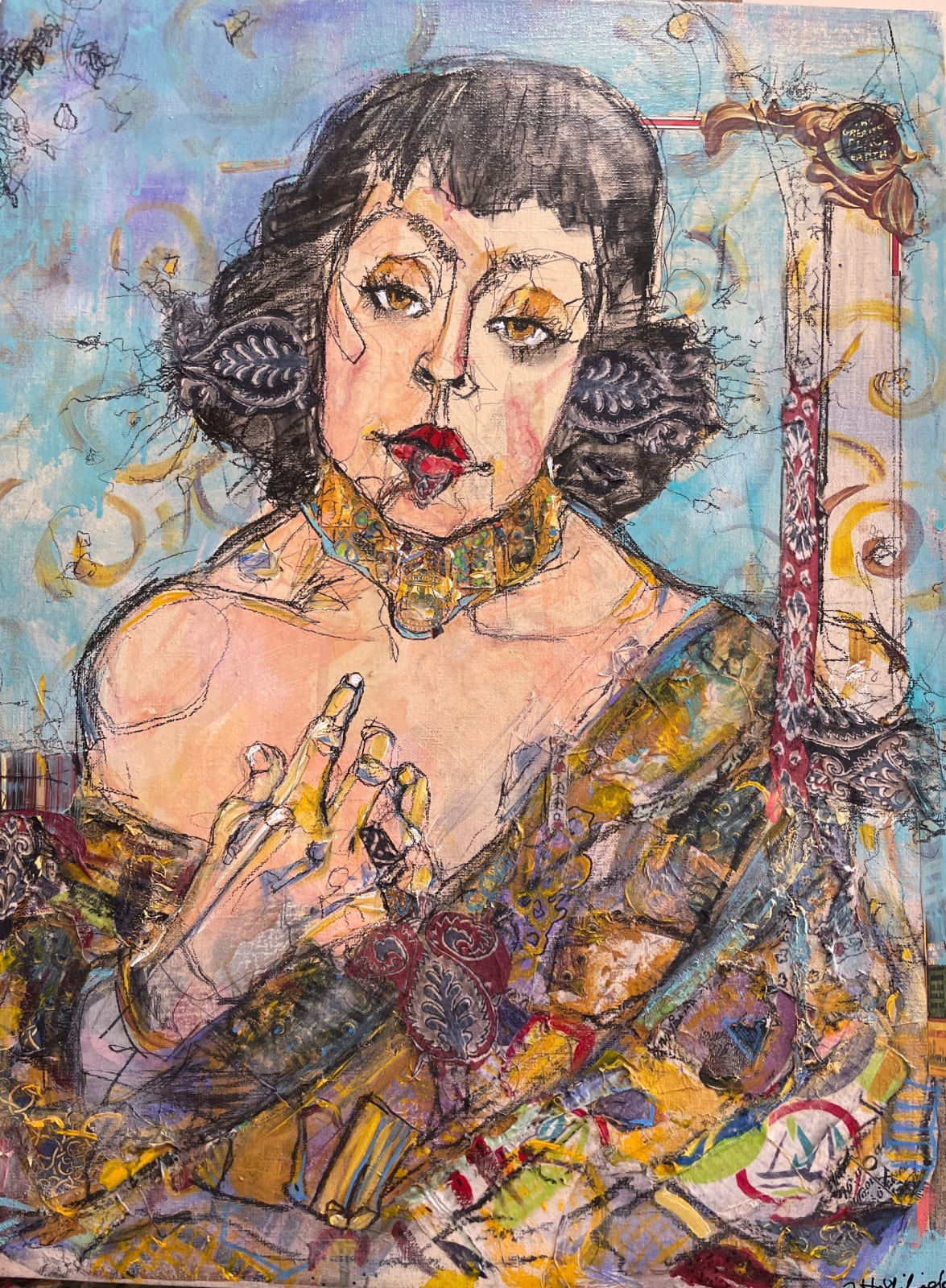 Tanya Hollifield, Metalskin Klimt, 2023