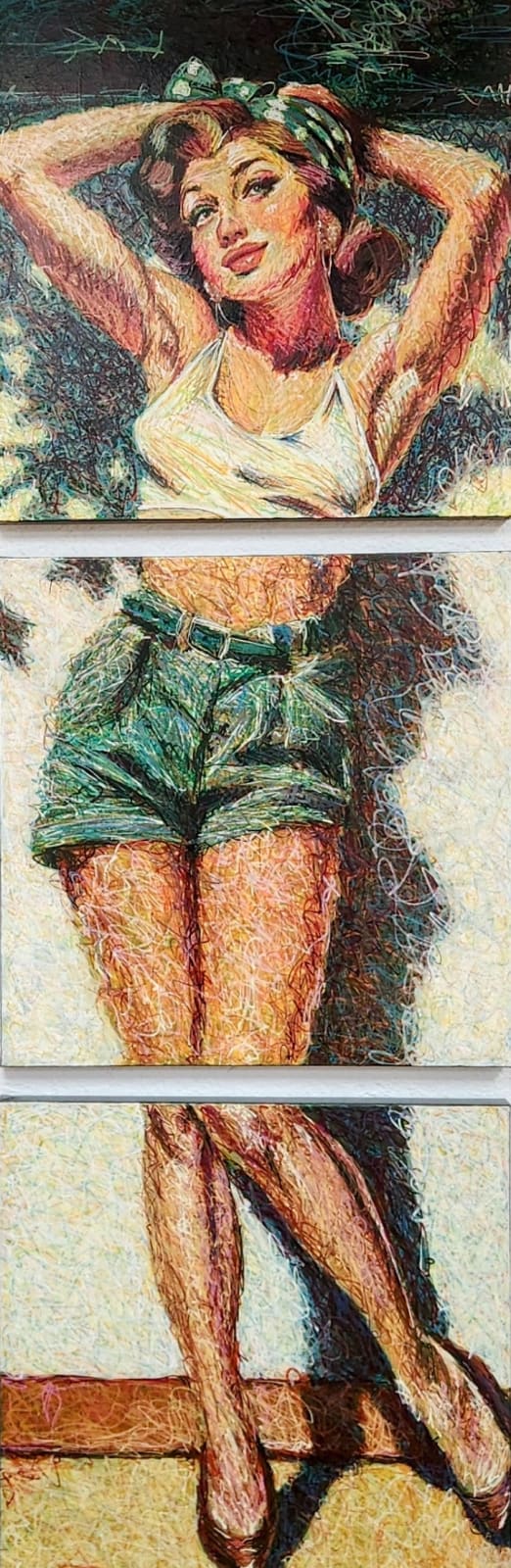 Jeremy Colburn, Vicissitudes Triptych 1, 2024