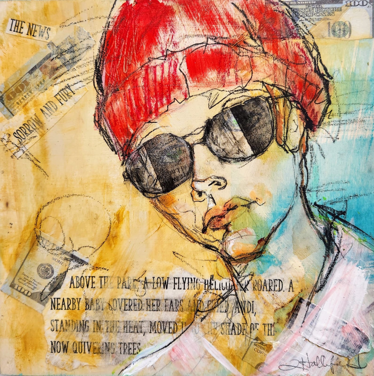 Tanya Hollifield, Watches the News, Sorrow and Furry - McAll Project, 2024