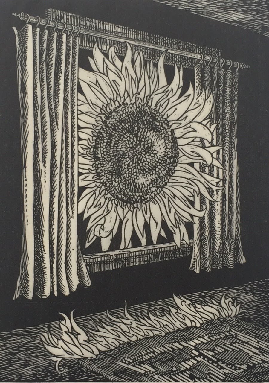 Evan Lindquist, Sunflower 1, 1977