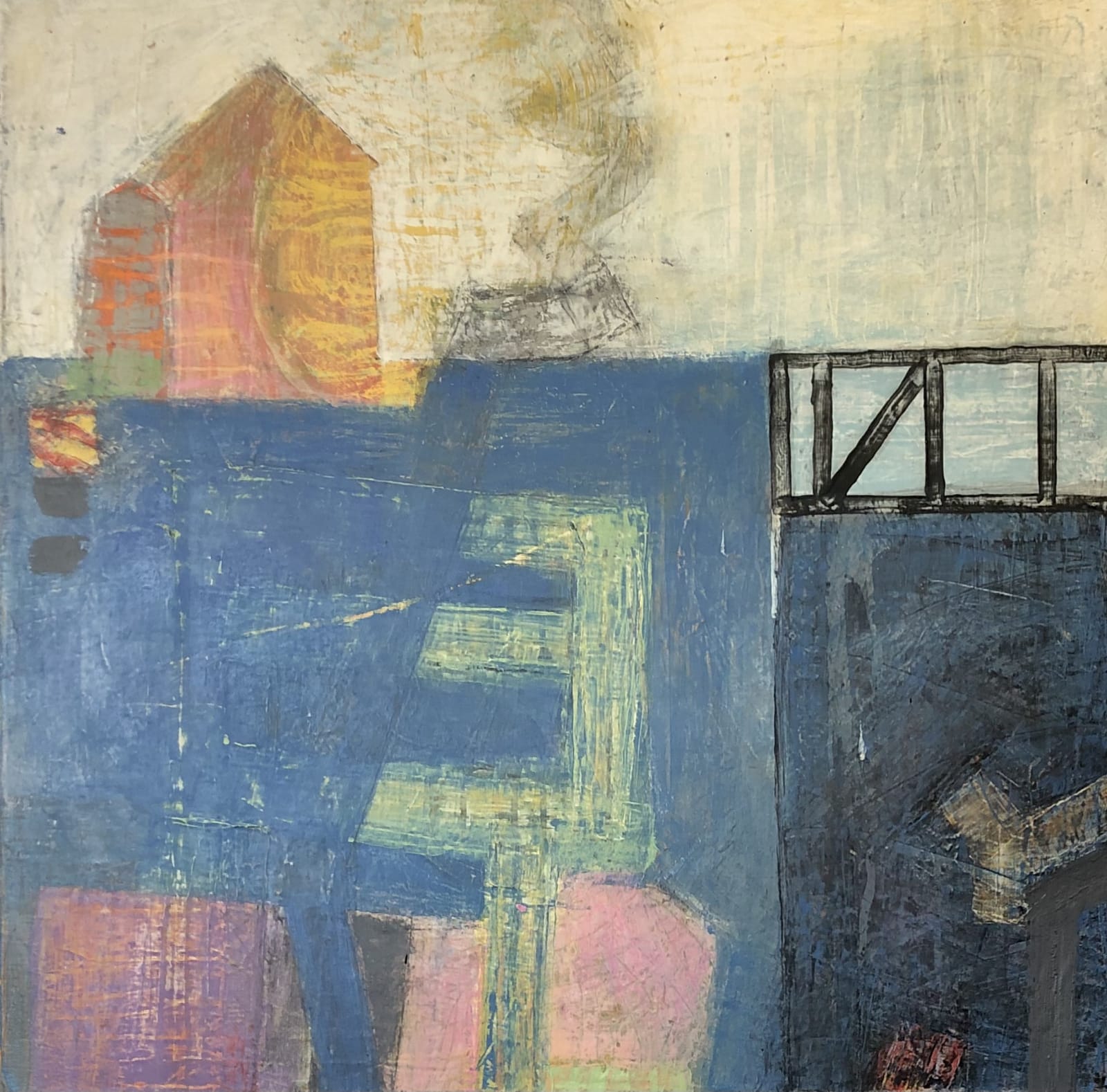 John Allison, Lock on the Rhone, 2020