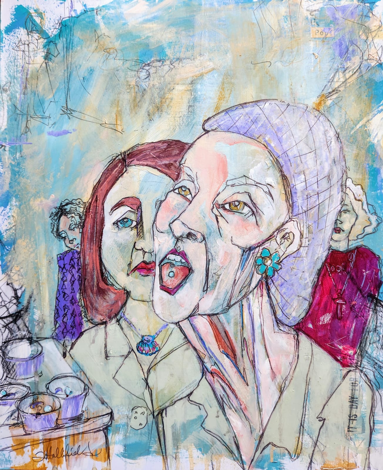 Tanya Hollifield, Pill Time (1968 Benton State Hospital), 2024