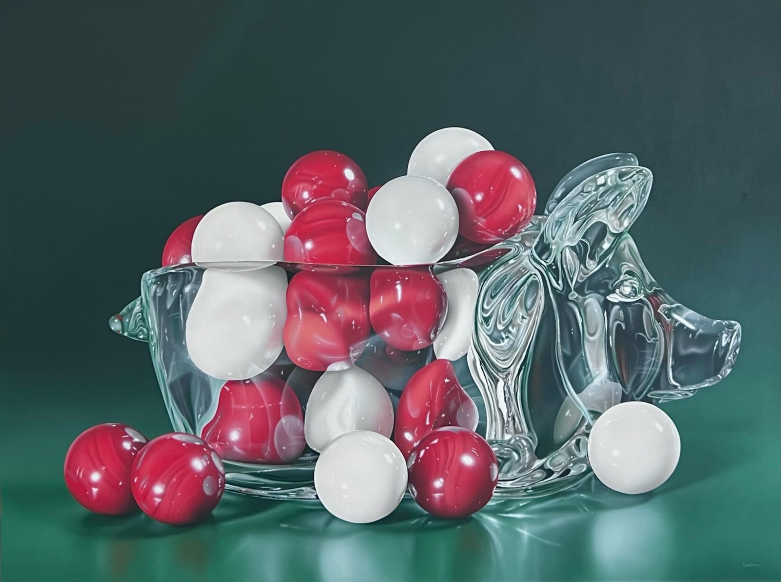 Robin Tucker, Red and White (print), 2024