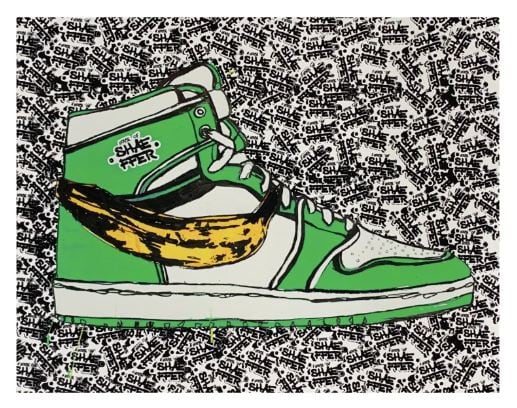 Michael Shaeffer, Bananas Can’t Sue: Green (print) , 2021