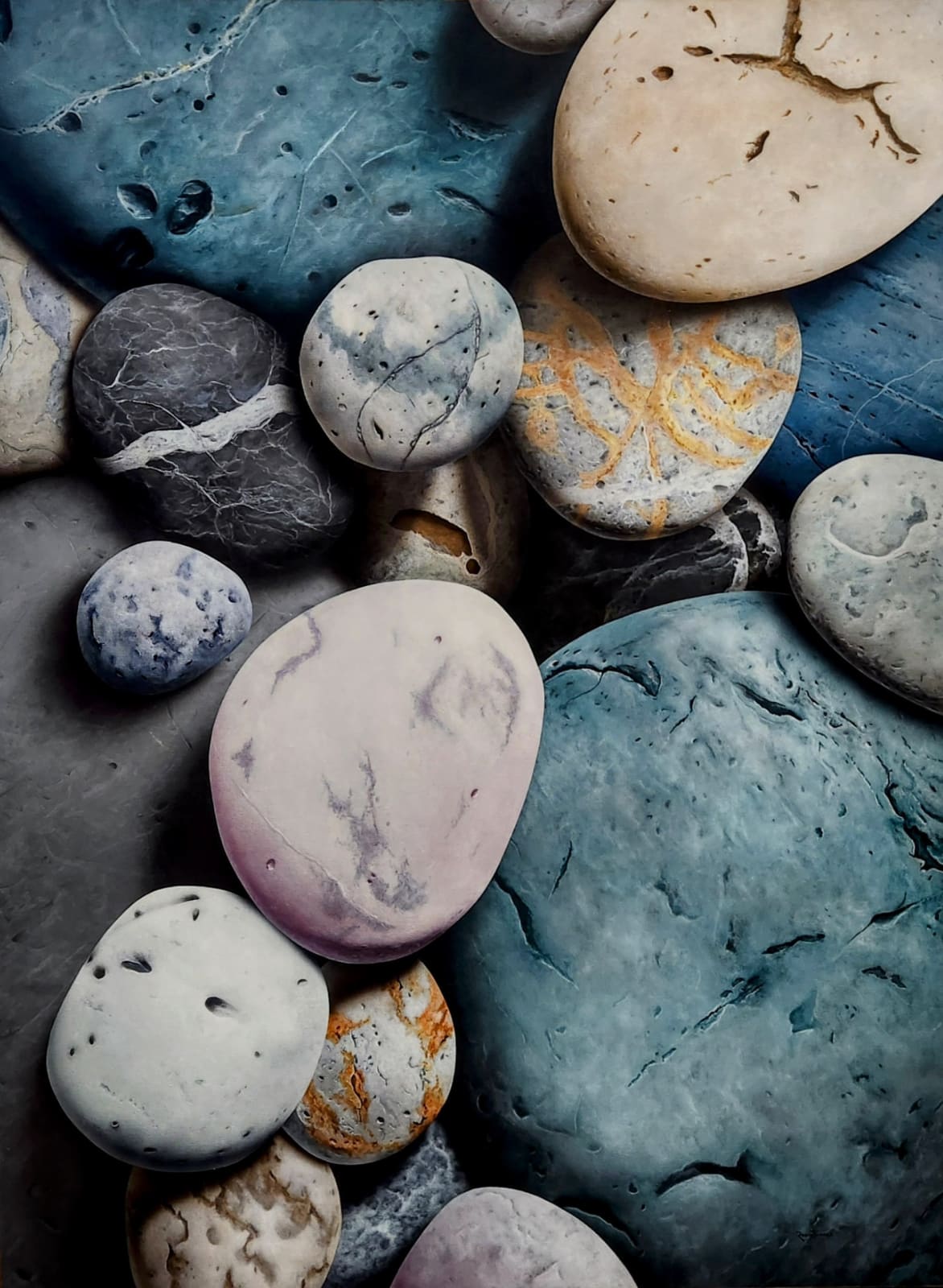 Robin Tucker, The Spaces Between the Happiness and the Hardness, 2017
