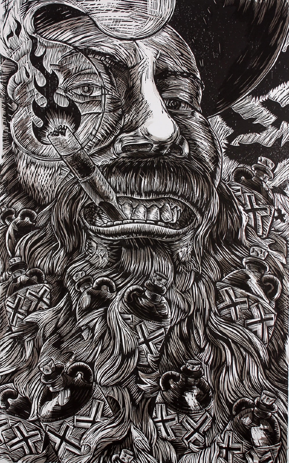 Neal Harrington, Boozy Beard, 2017
