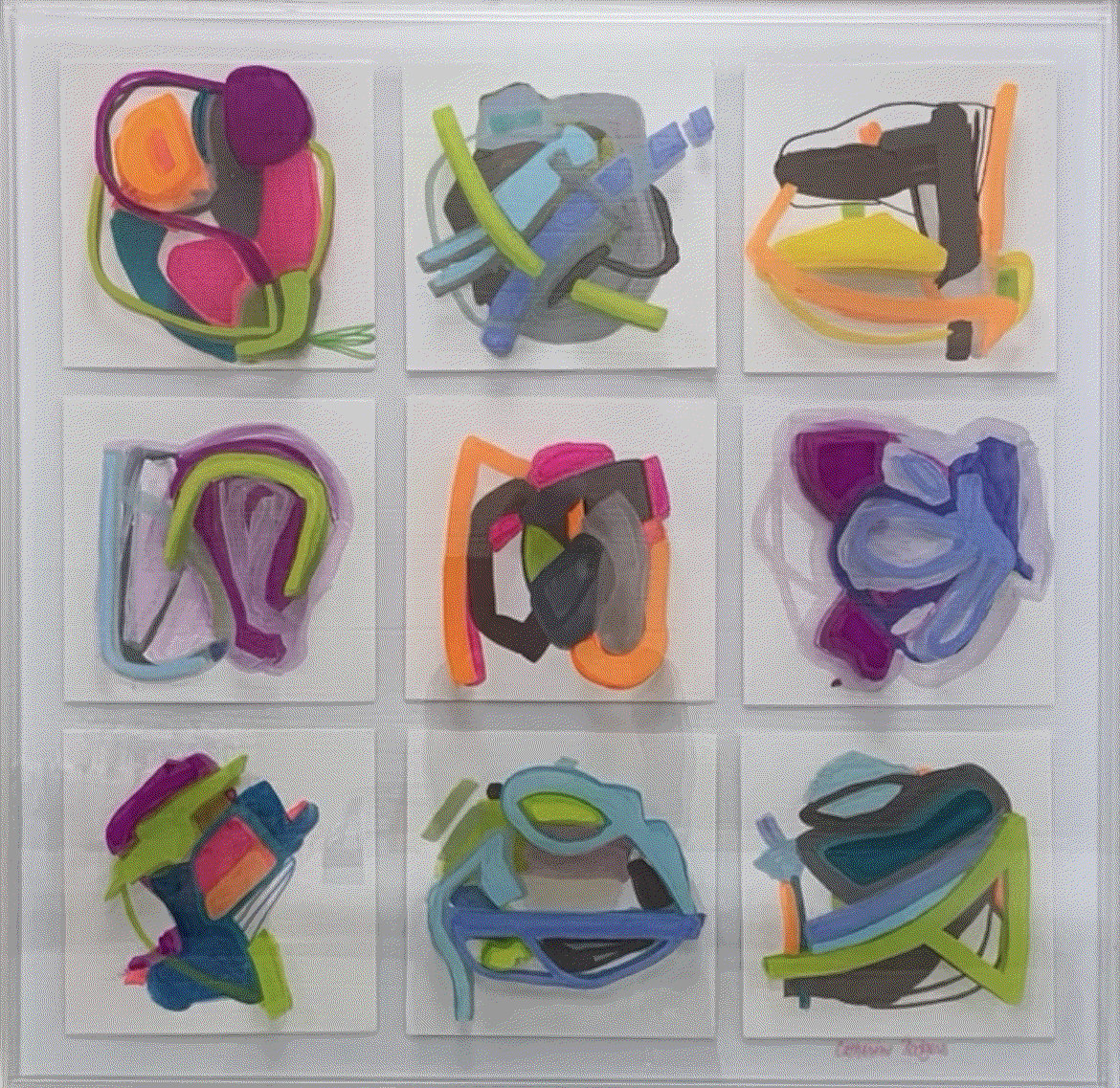 Catherine Rodgers, Spatial Series: Notes-1, 2024