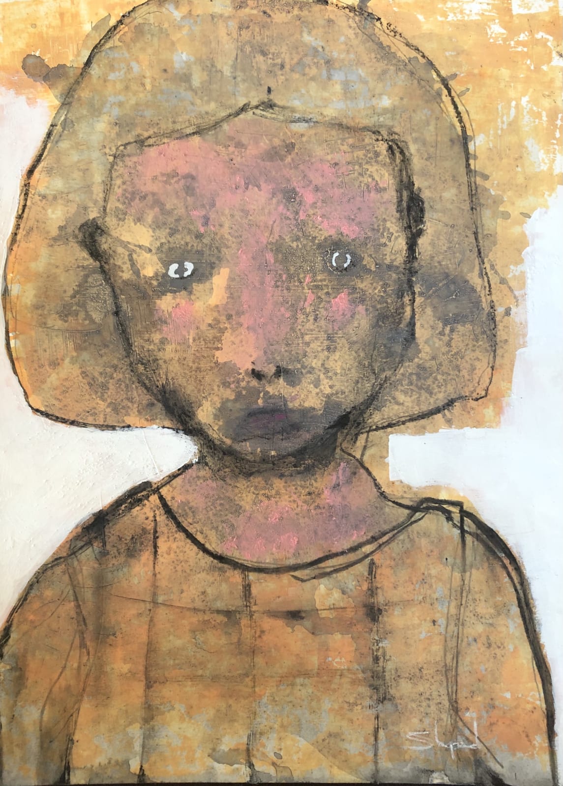 Taylor Shepherd, Little Girl with White Eyes, 2020