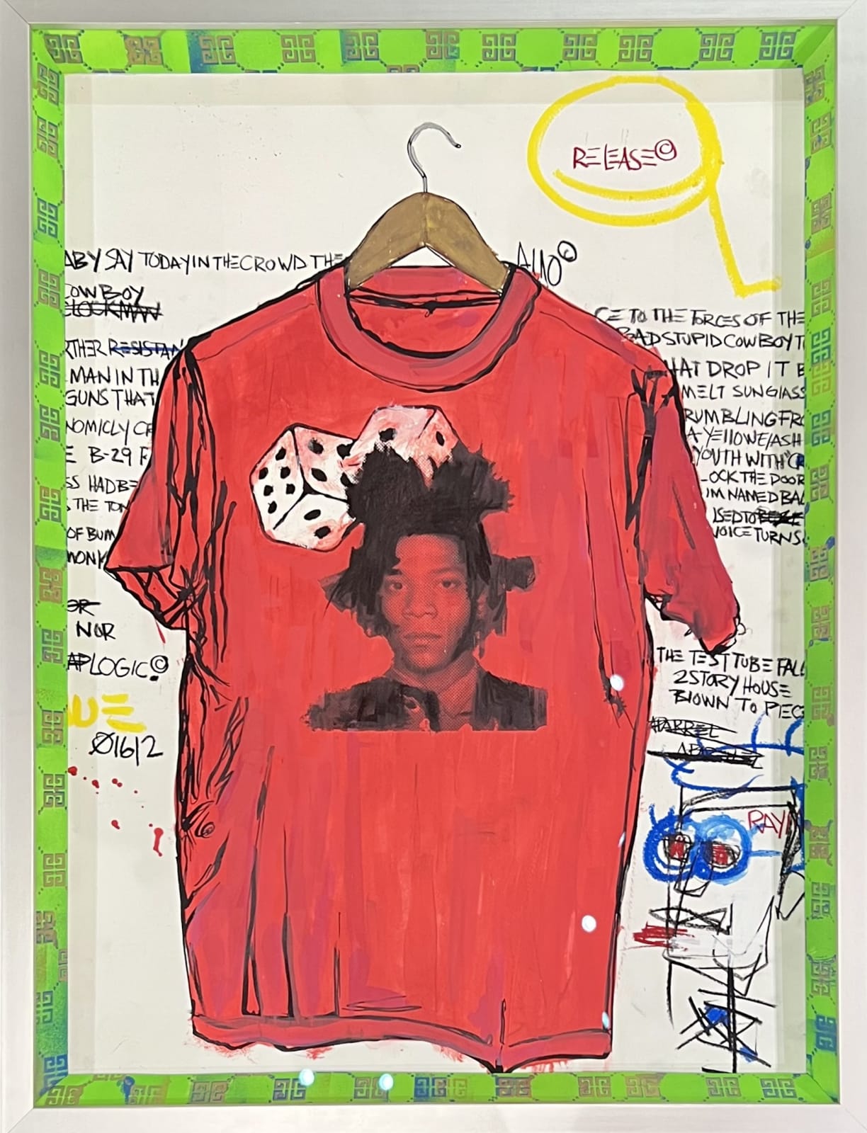 Michael Shaeffer, The Revolution Got Sold (Basquiat), 2023
