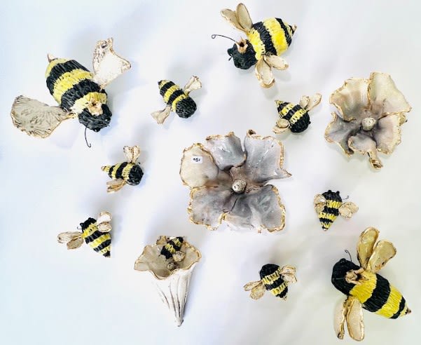 Julie Latayan, Flowers and Bees, 2024