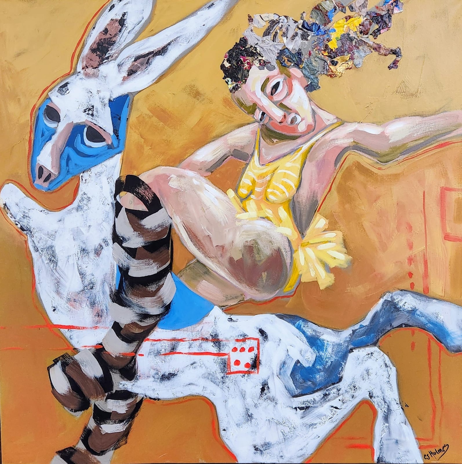 Cindy J. Holmes, Rabbit Ride, 2025