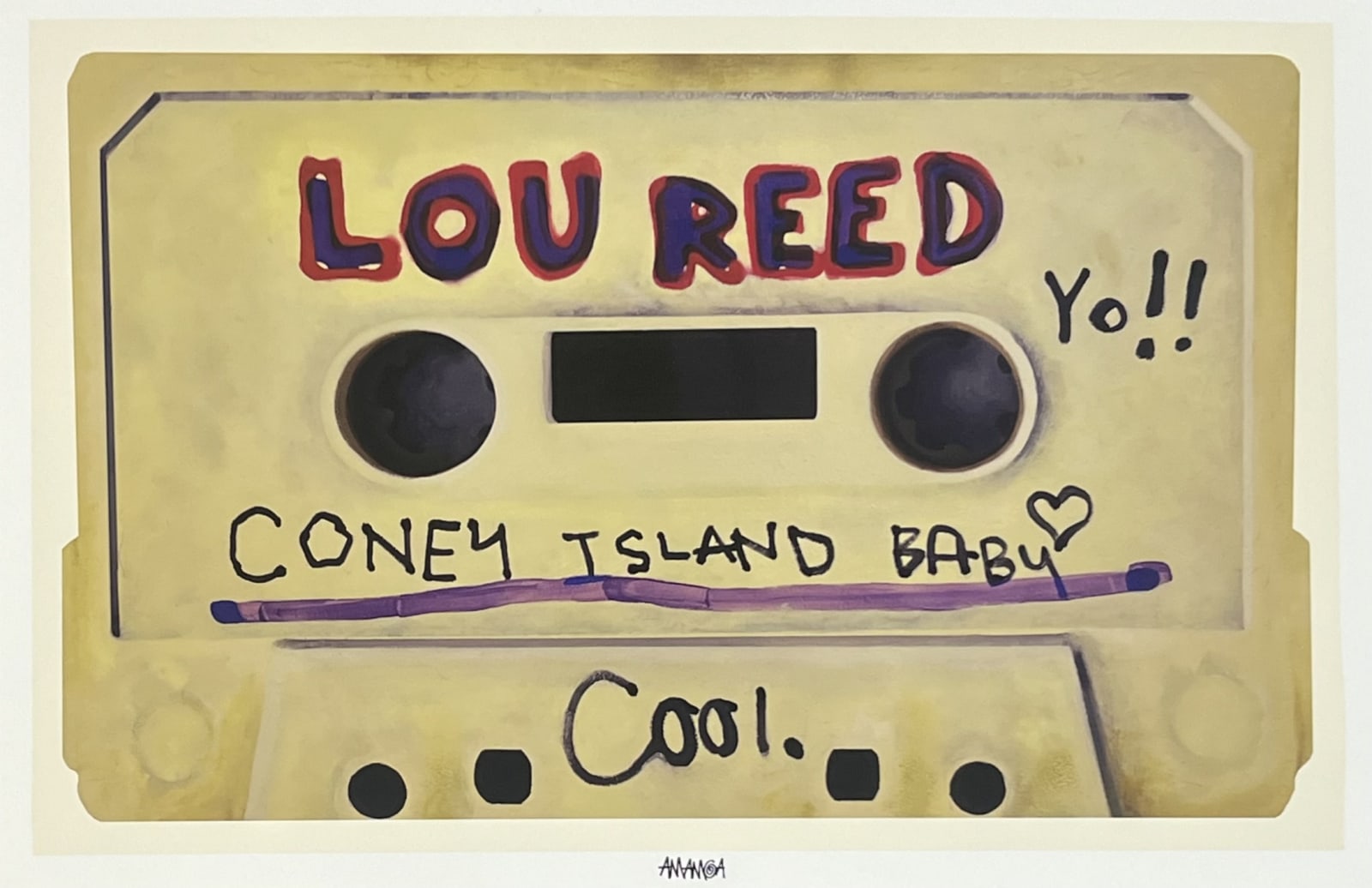 A Man After My Own Art, Lou Reed (print), 2024