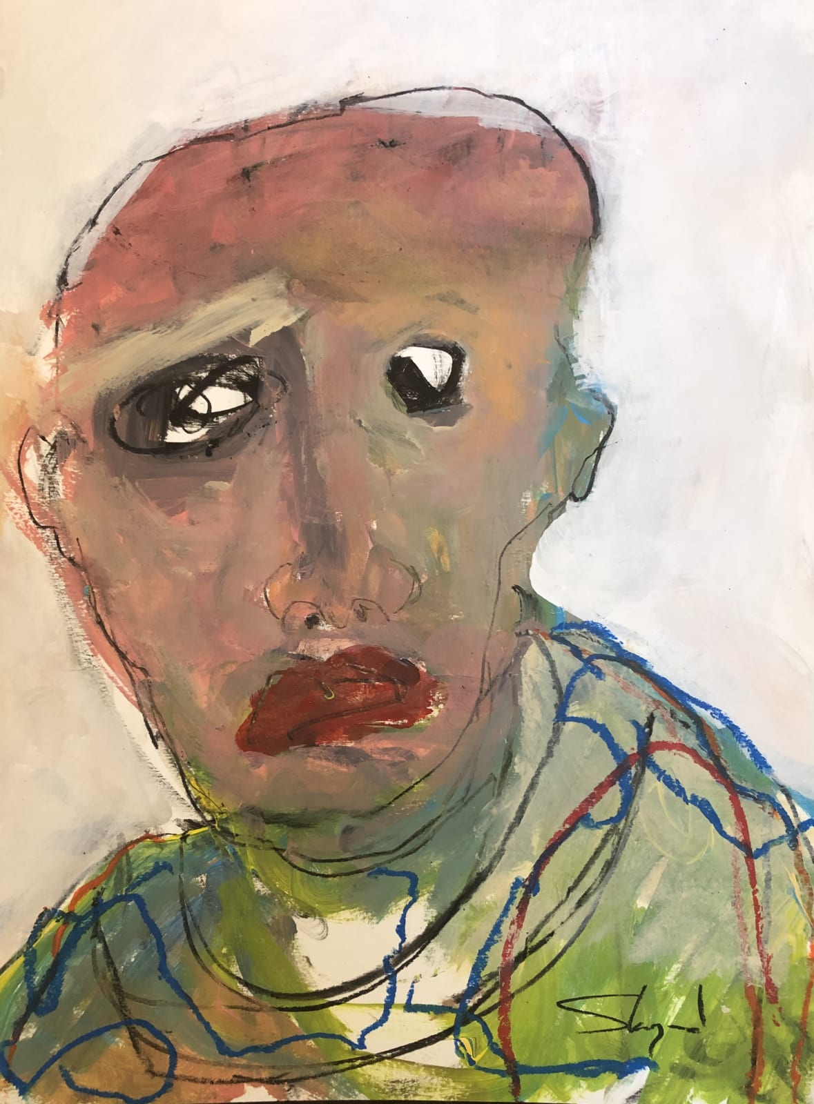 Taylor Shepherd, Untitled (Man In Green), 2020
