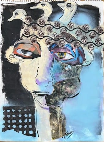 Cindy J. Holmes, Untitled Original (ducks)