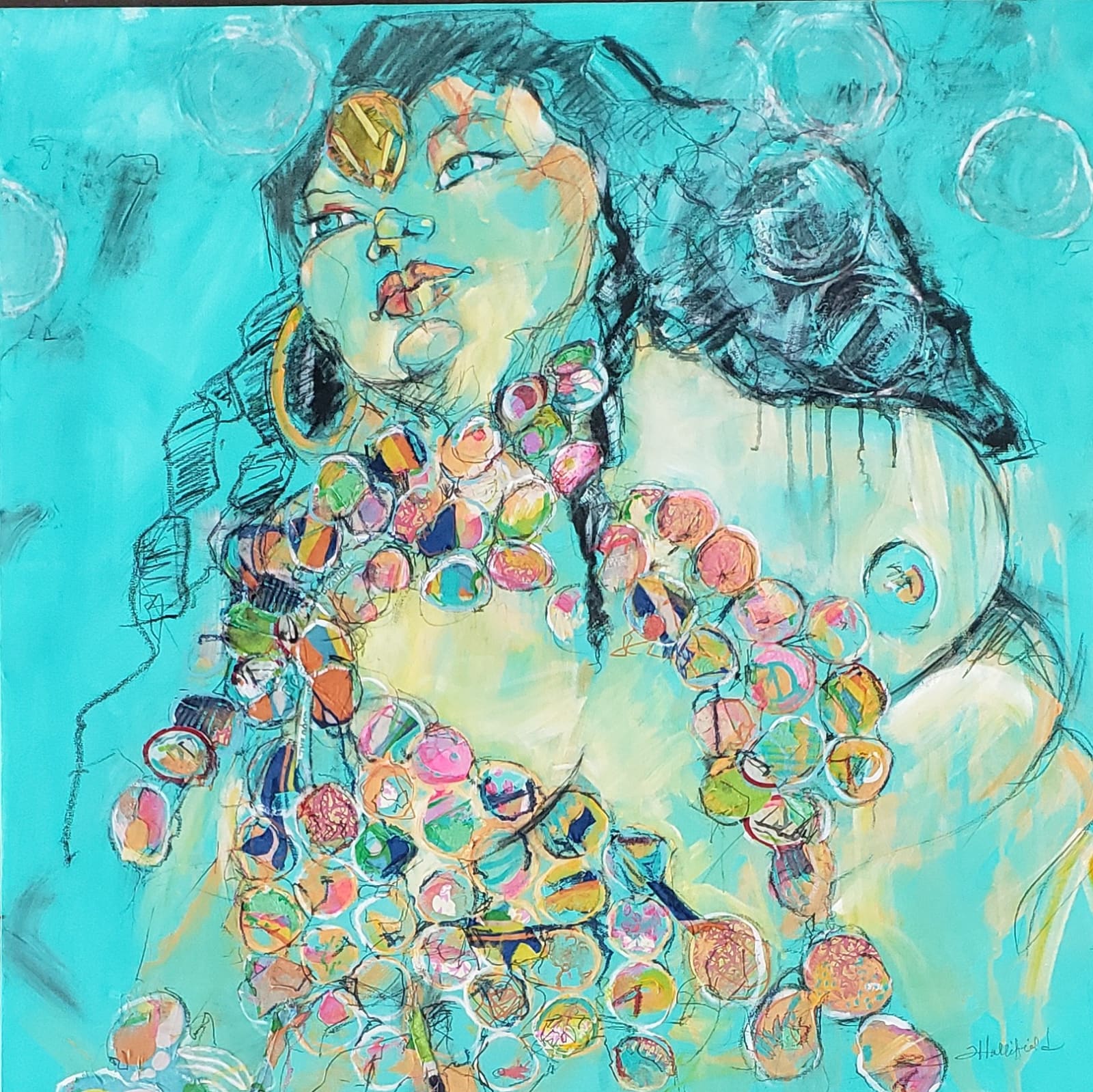 Tanya Hollifield, Krystal's Bubble Cloak, 2024