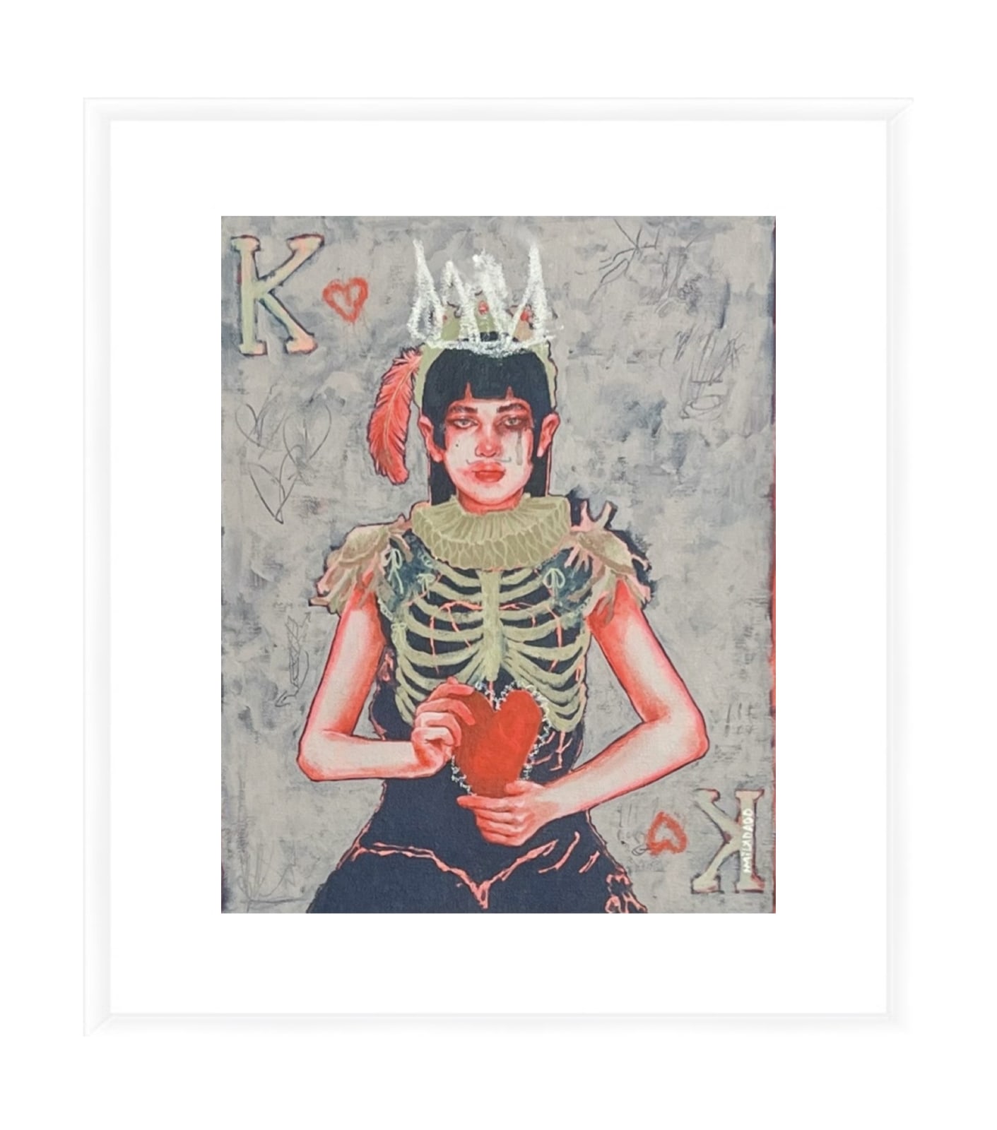 Milkdadd, 2024 King of Hearts (print), 2024