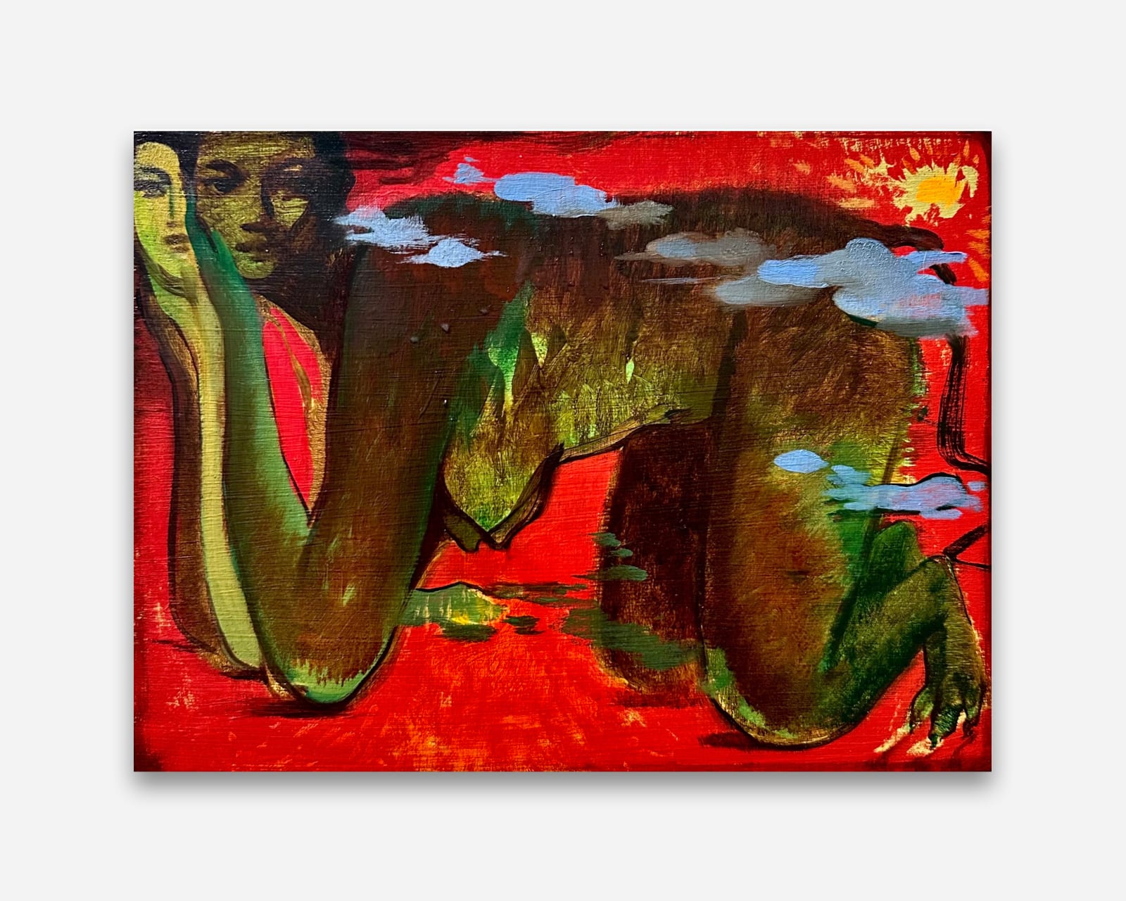 Colleen Barry, Woman on all fours, 2024