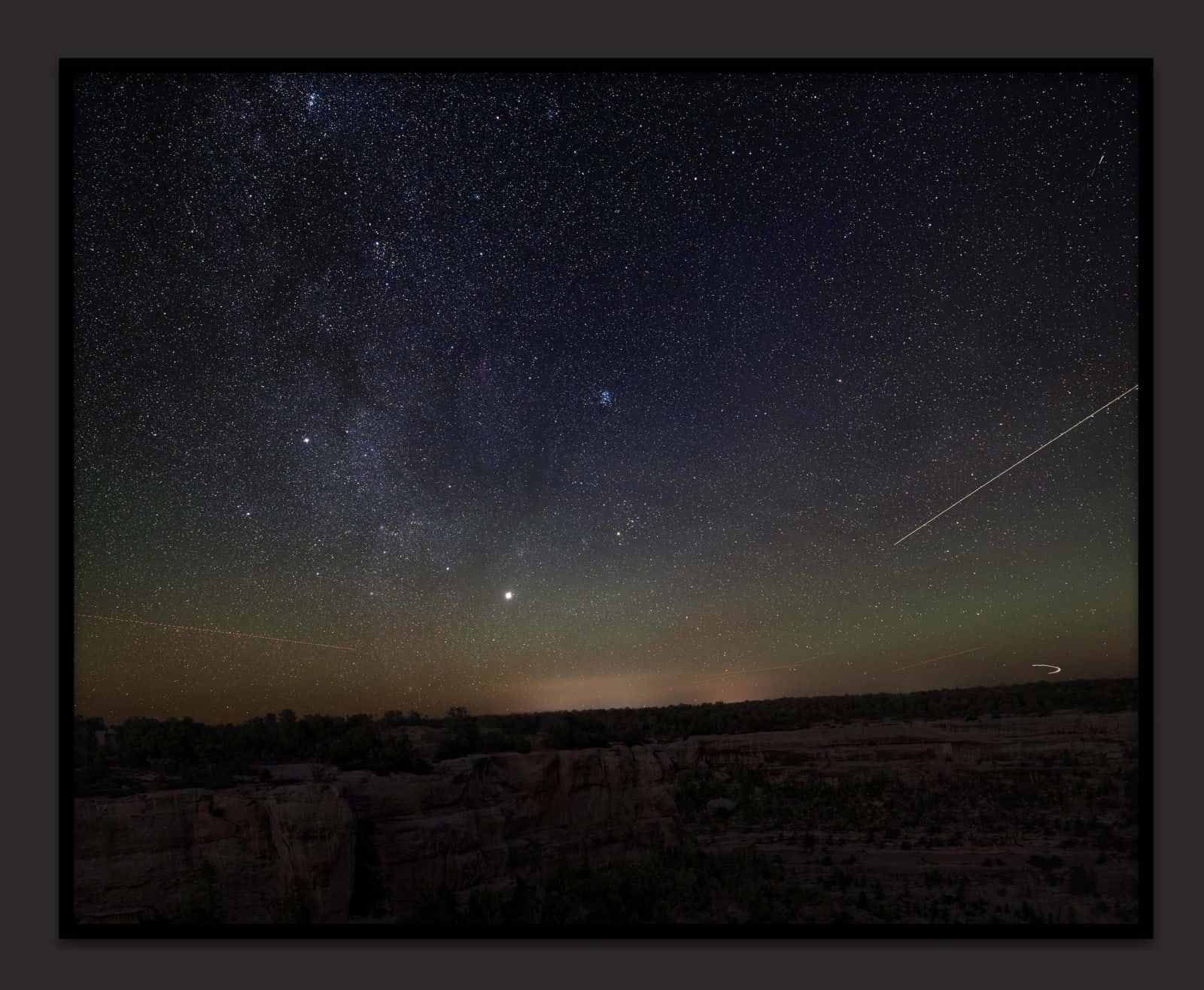 photograph of a starry night sky in Colorado, USA by An-My Le
