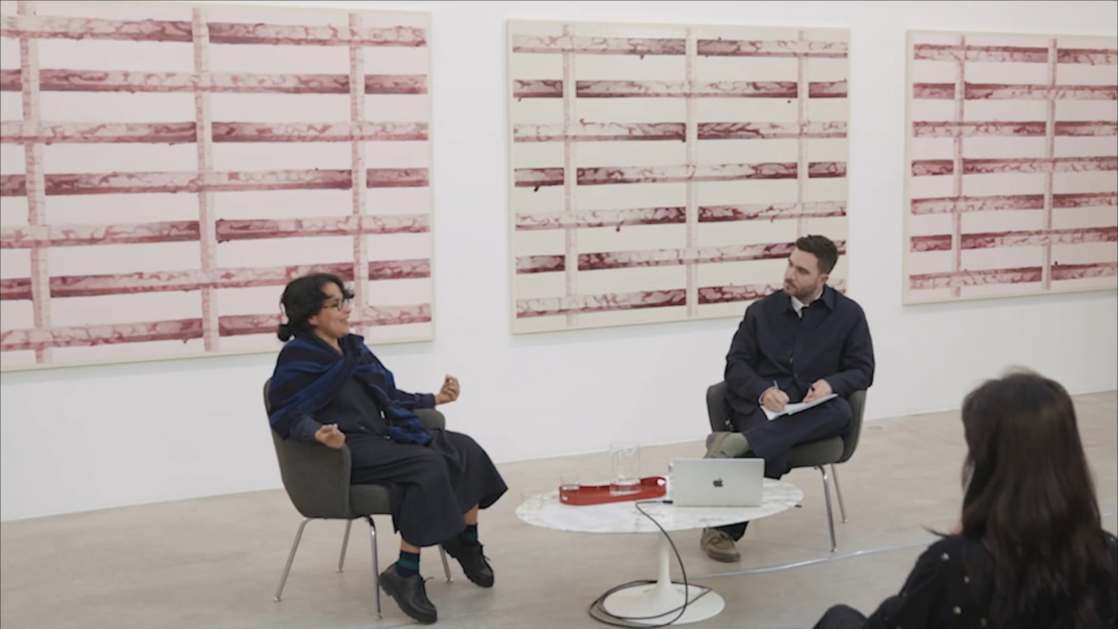 Delcy Morelos in conversation with Humberto Moro