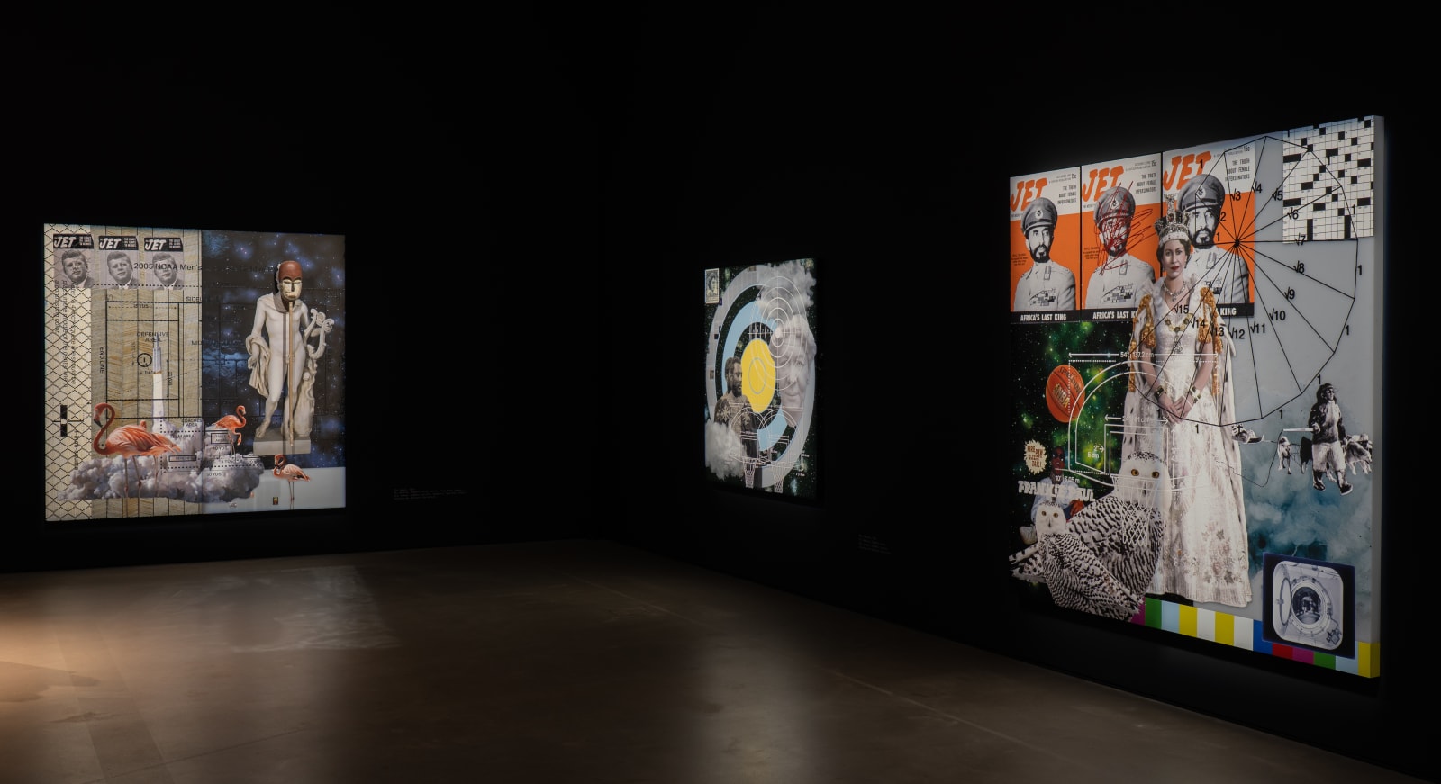 Tavares Strachan: Installation view of “Supernovas” at Kunsthalle Mannheim, 2025 Courtesy of the artist and Kunsthalle Mannheim Photo credit: Heiko Daniels