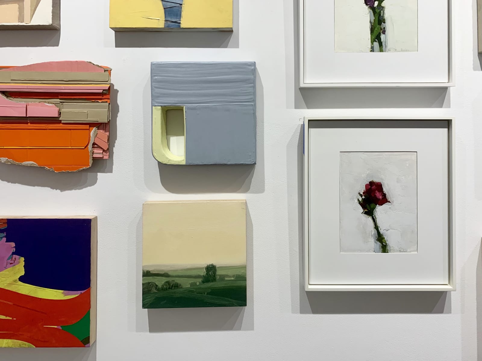 installation shot of "Small Wonders" group exhibition