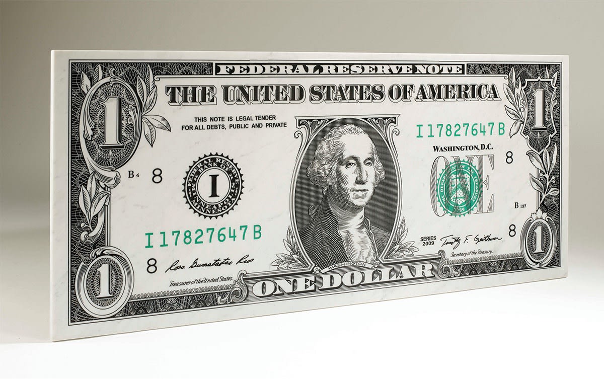 A MONUMENT TO THE DOLLAR, 2014