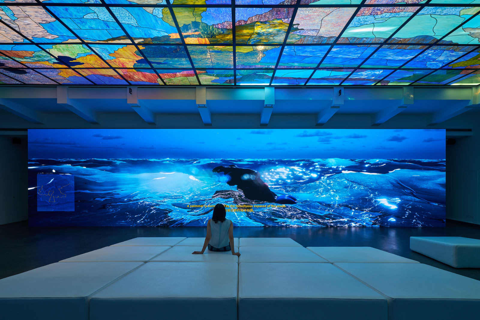 Installation view Rindon Johnson Best Synthetic Answer, Rockbund Art Museum, Shanghai (2024 – 2025), Photo: Cra. © Rockbund Art Museum