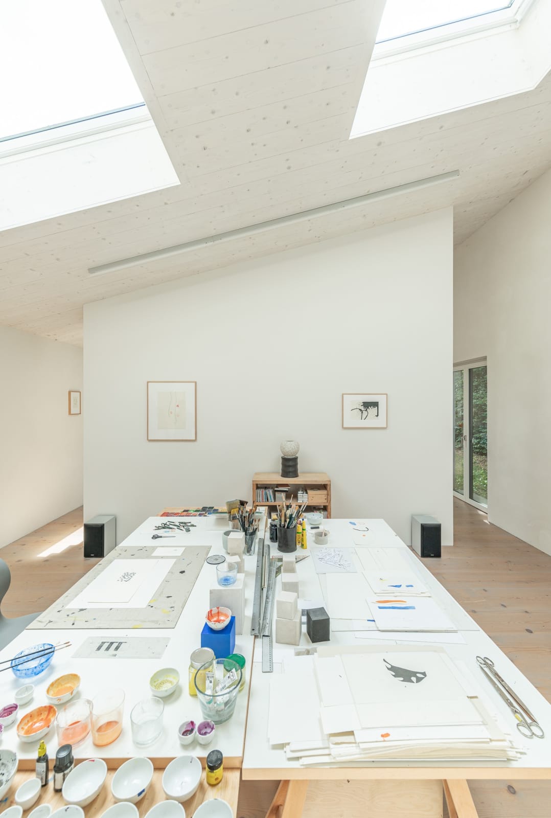 Studio view Jürgen Partenheimer (2023) | Photo: Dirk Tacke