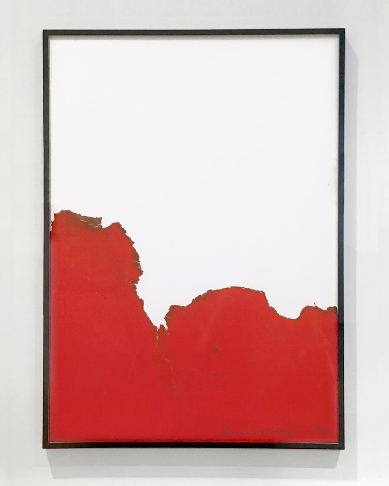 BERNARD AUBERTIN, Cage rouge de Fumée, 1974