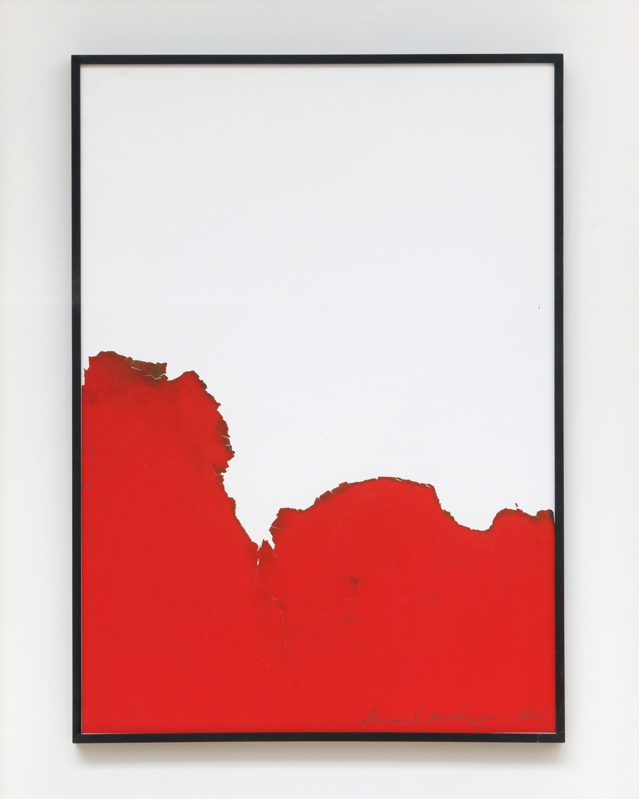 BERNARD AUBERTIN, Cage rouge de Fumée, 1974