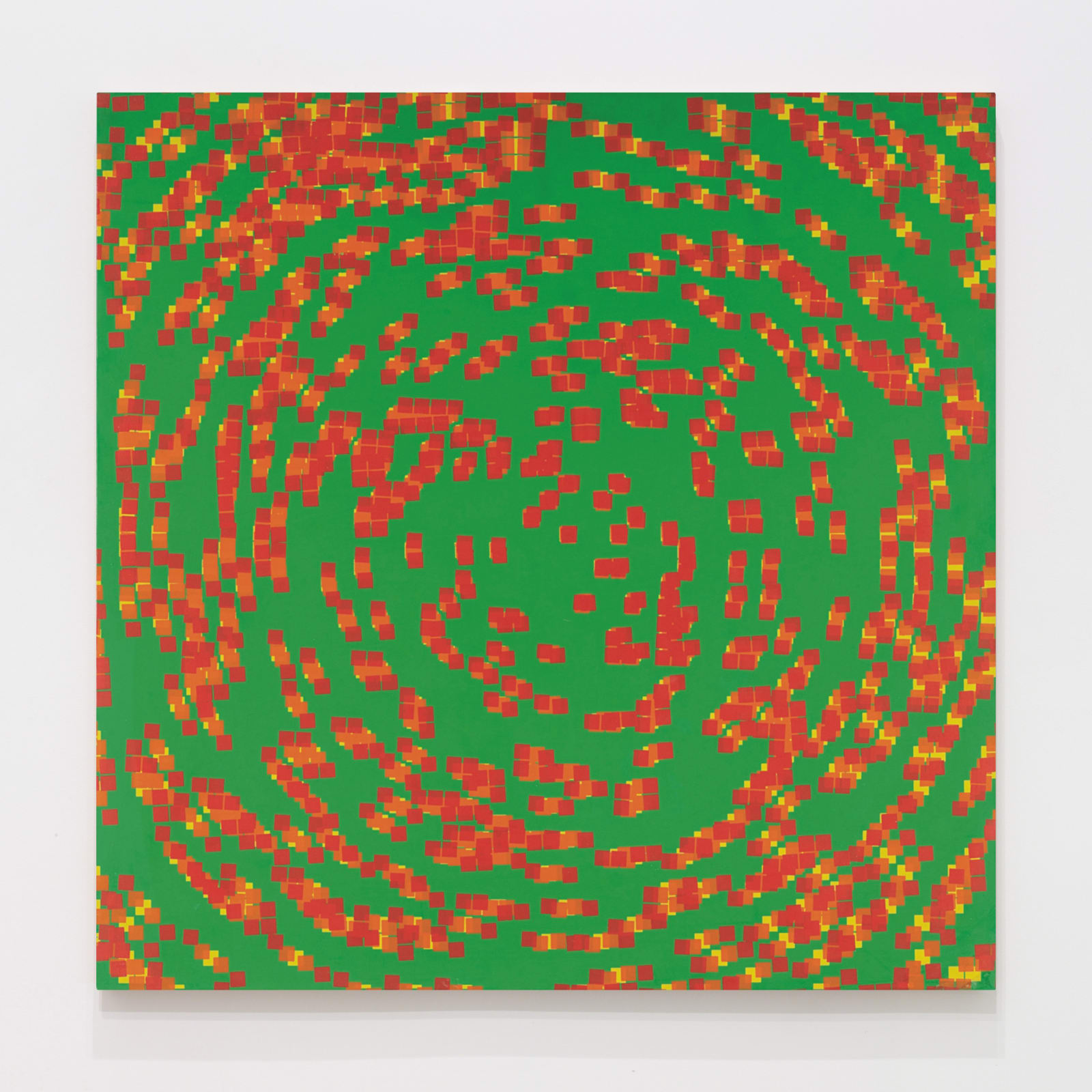 FRANCOIS MORELLET, 20% de carrés superposés, 1970