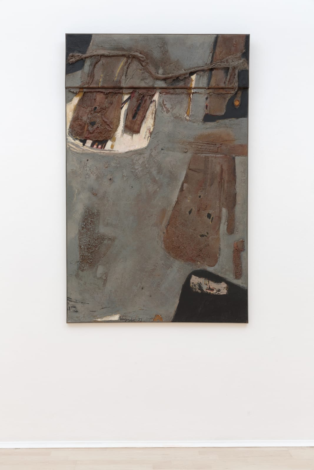 JAAP WAGEMAKER, Peinture grise, 1957