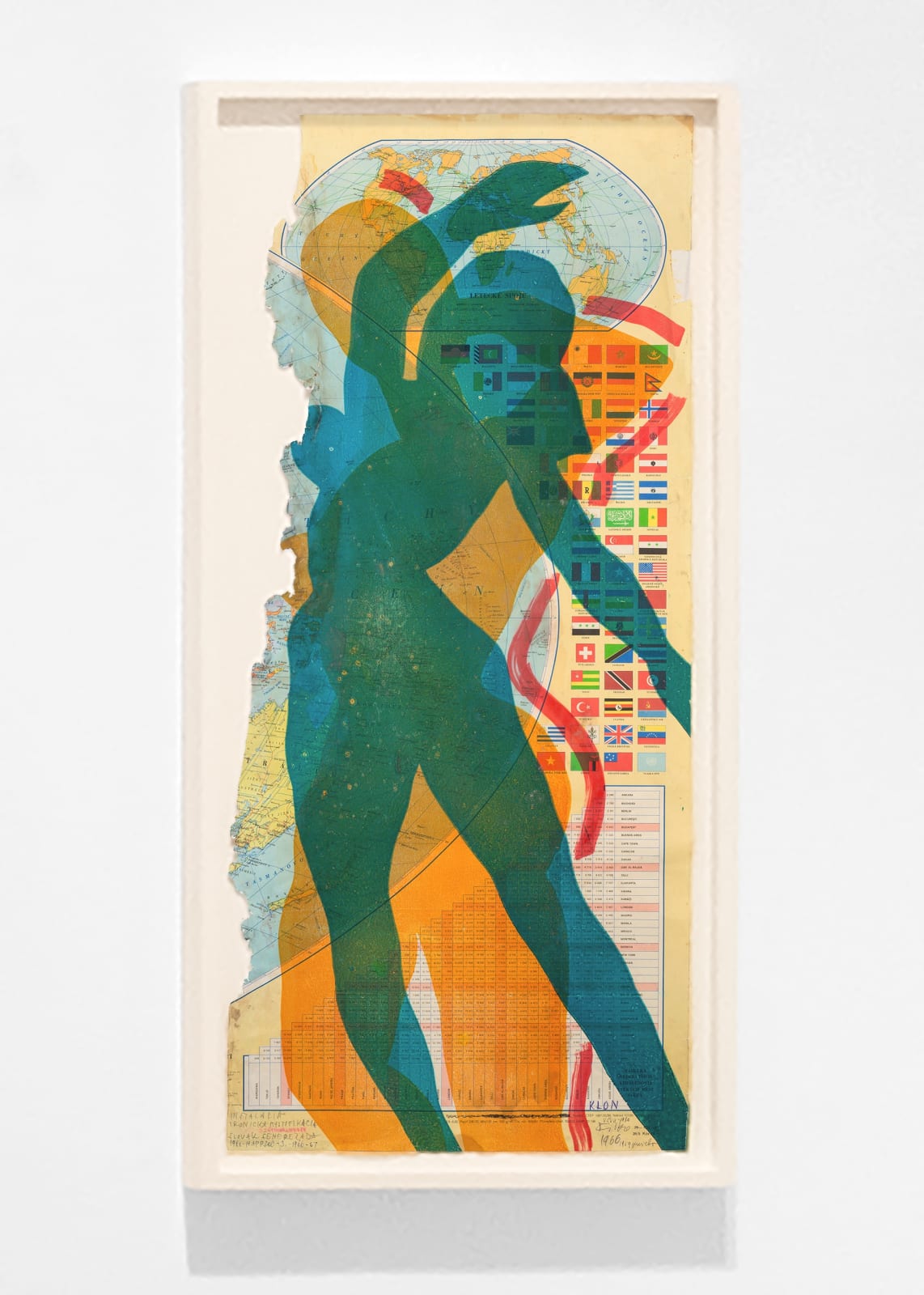 STANO FILKO, Map of the World (Woman), 1967