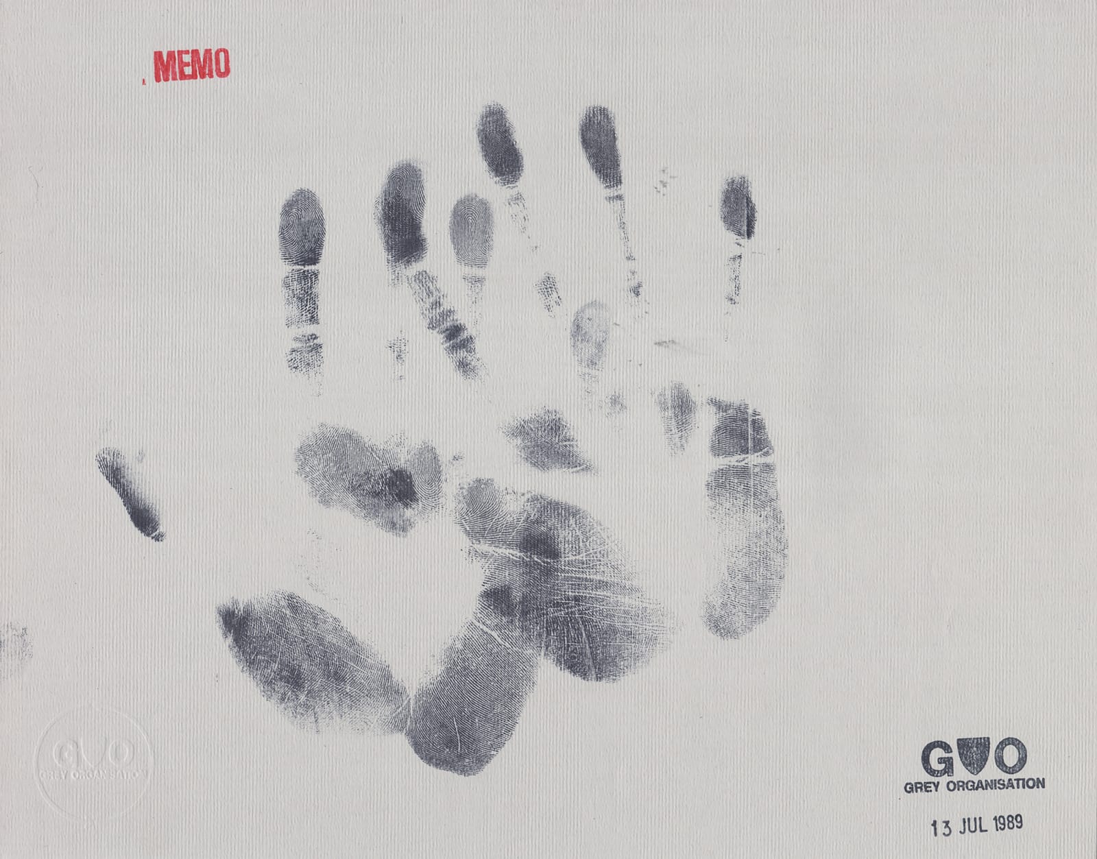 GREY ORGANISATION, Handprints, 1989