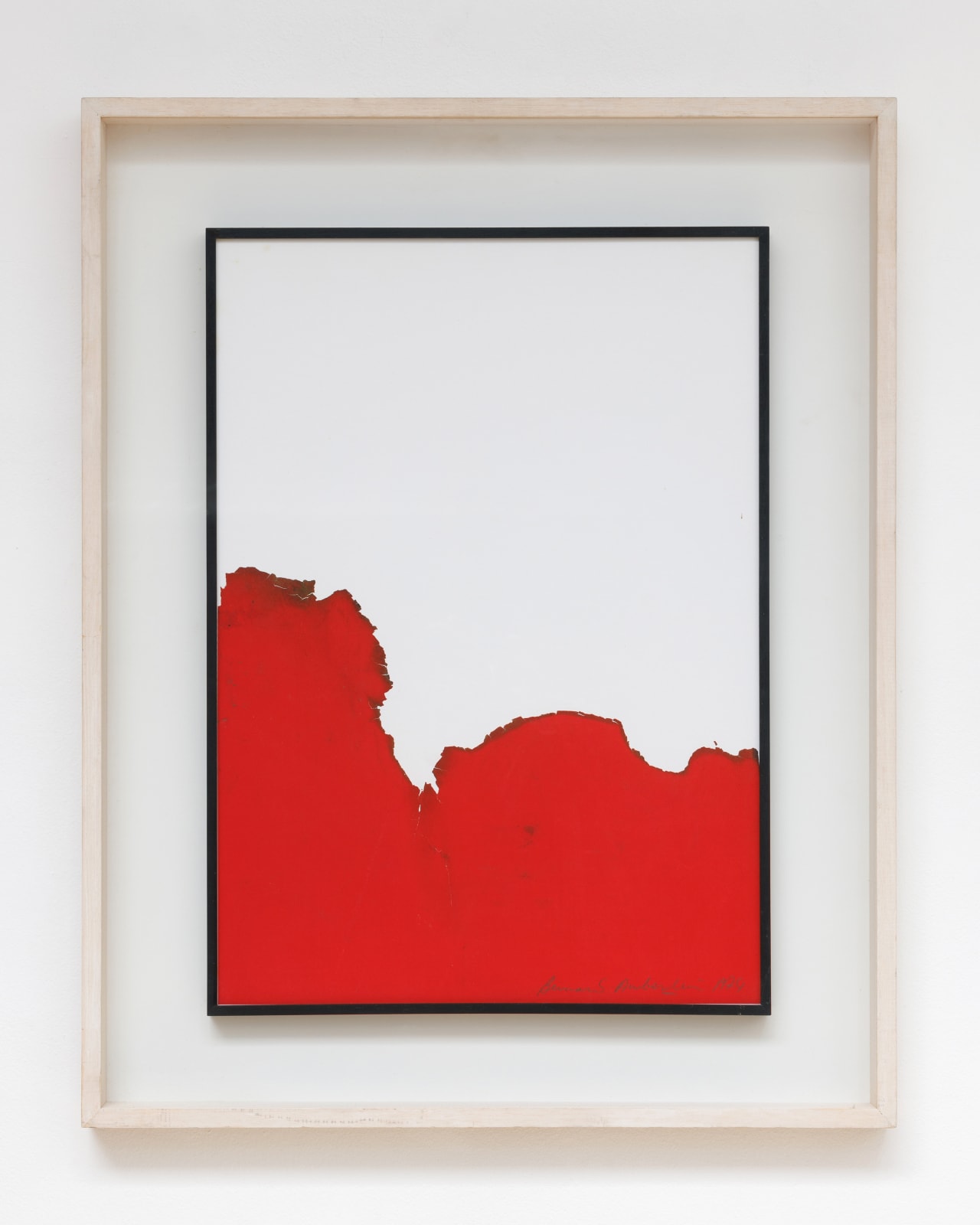 BERNARD AUBERTIN, Cage rouge de Fumée, 1974