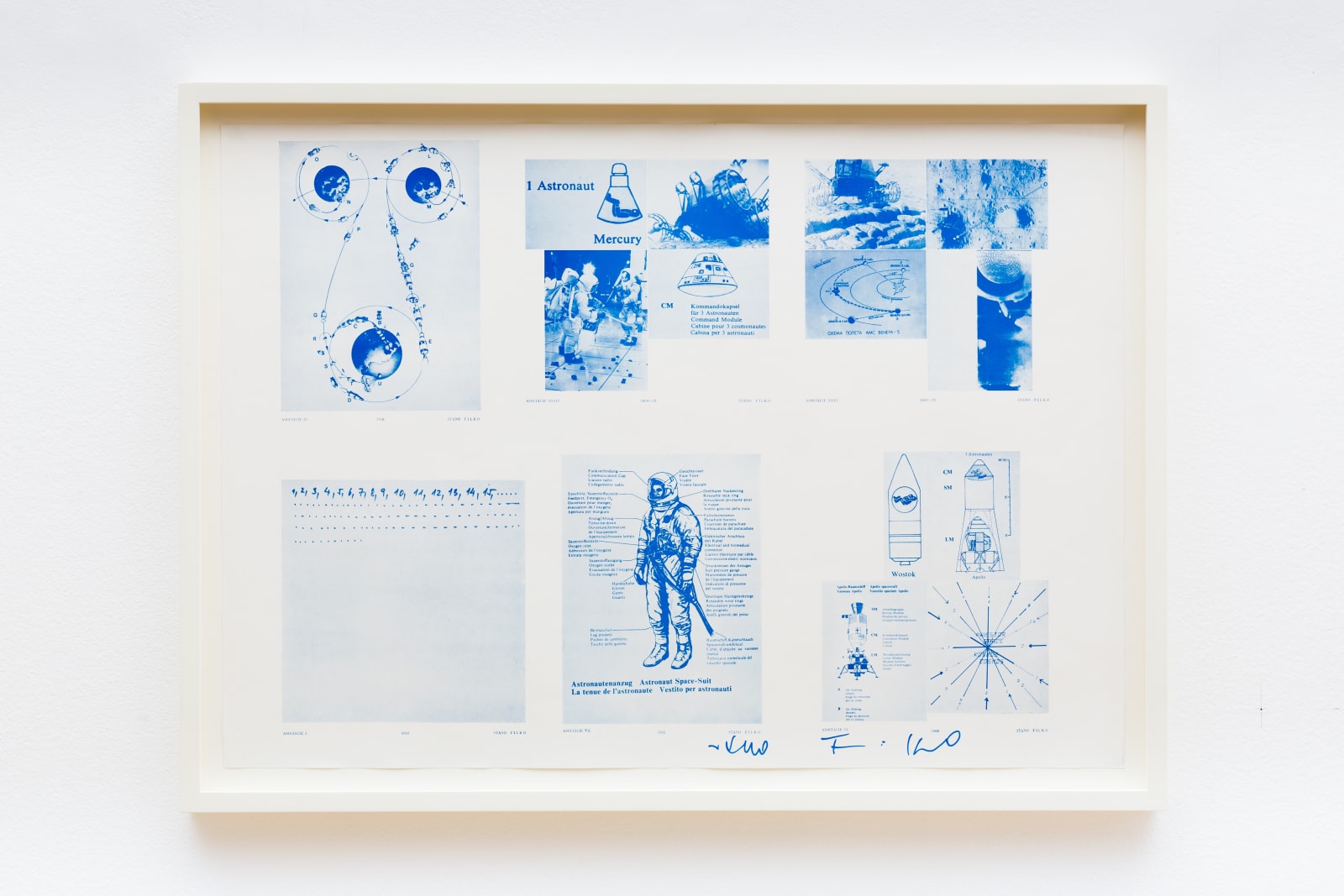 STANO FILKO, Associations I, IV, VI, VII, XXXIV, XXXV, 1968-1969