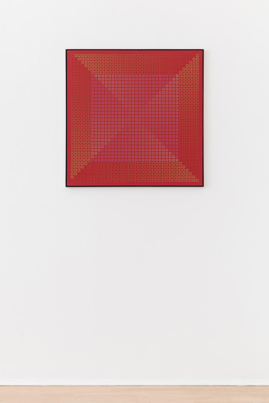 JULIAN STAŃCZAK, Centred Duality - Red, 1981-82