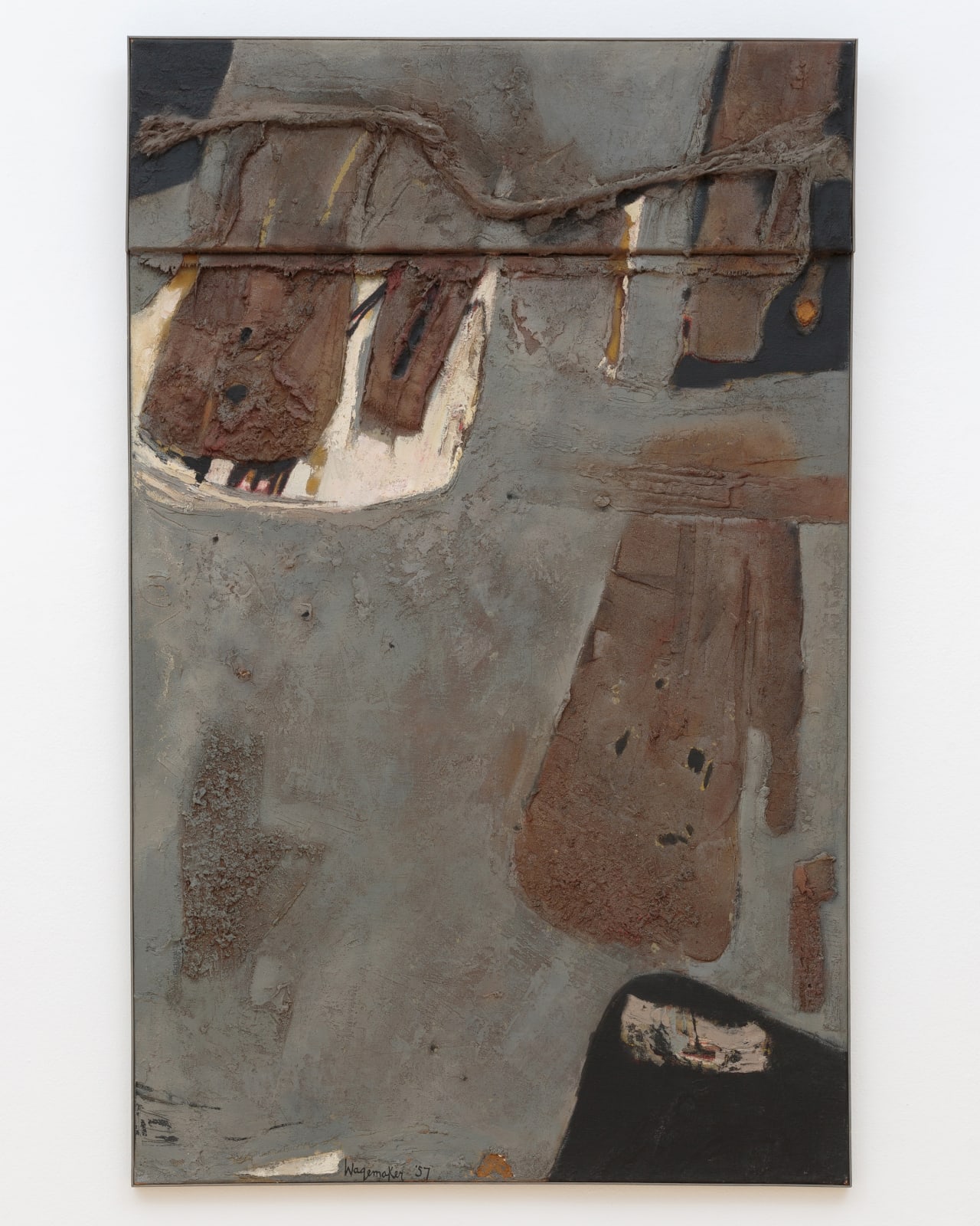 JAAP WAGEMAKER, Peinture grise, 1957