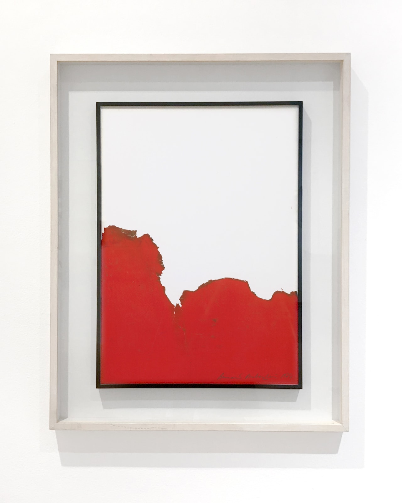 BERNARD AUBERTIN, Cage rouge de Fumée, 1974