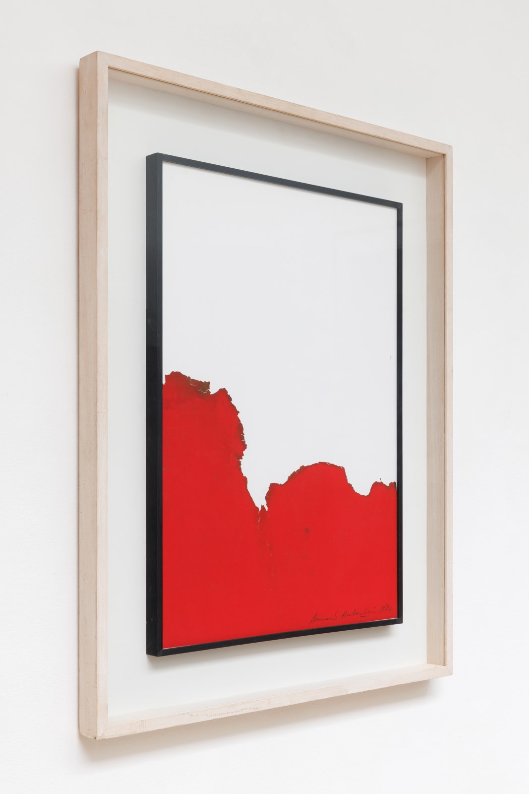 BERNARD AUBERTIN, Cage rouge de Fumée, 1974