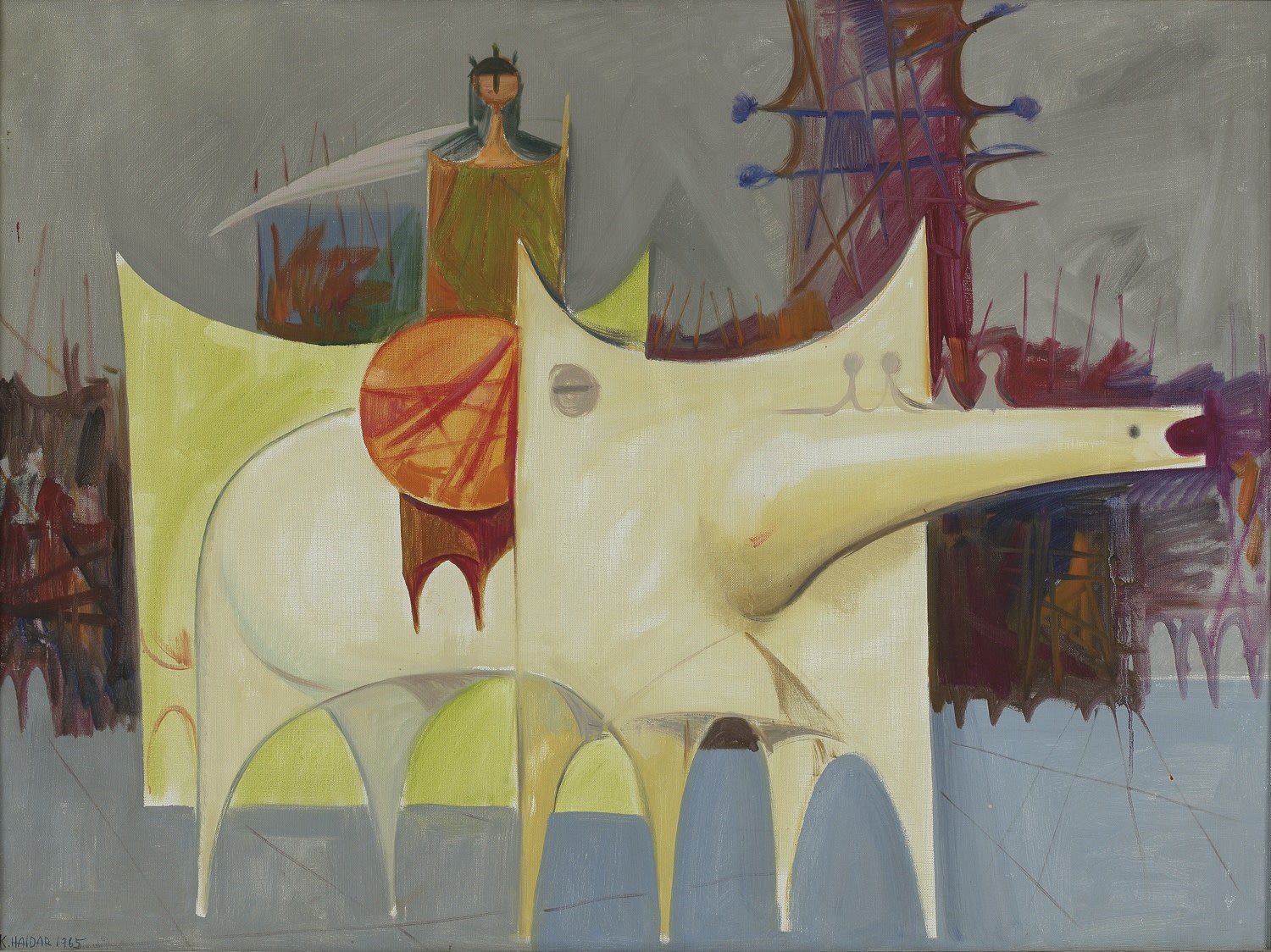 Kadhim Hayder, Untitled, 1965