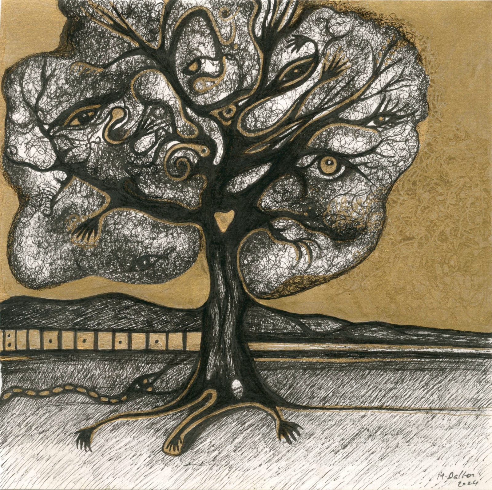 Michelle Dalton, Chekhov's tree, 2024
